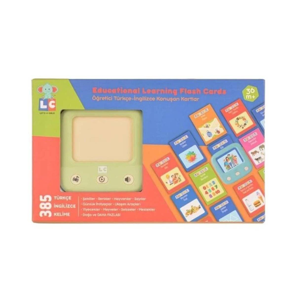Enfal Oyuncak Öğretici Türkçe İngilizce Konuşan Kartlar LC-31050