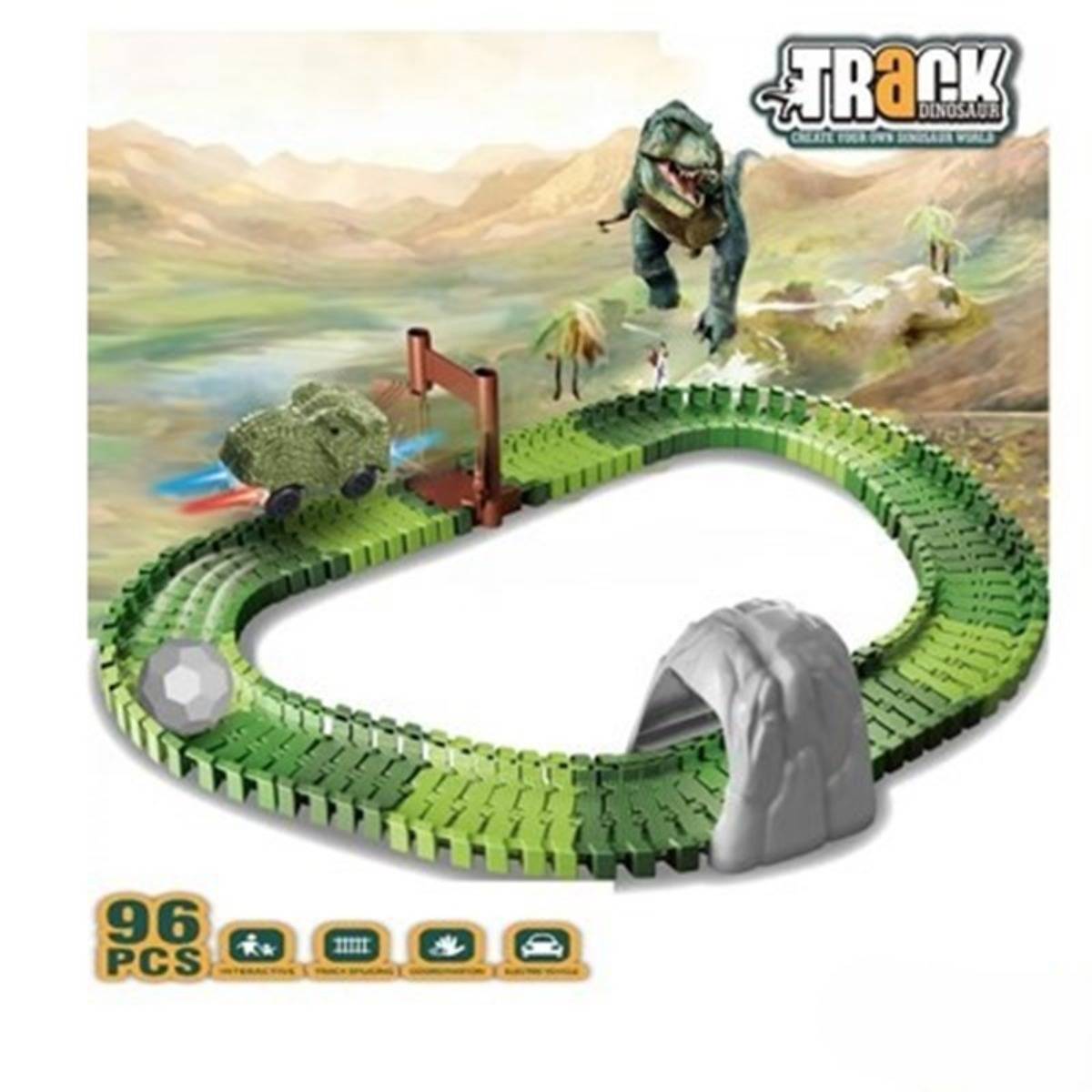 Dino Tracks Yol Seti 96 Parça