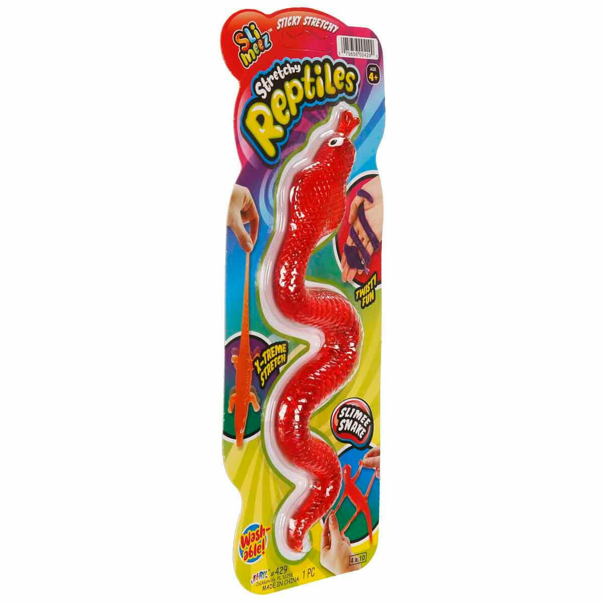 Jaru Esnek Sürüngenler 19 cm – Streç Yılan ve Kertenkele Oyuncak Figürleri