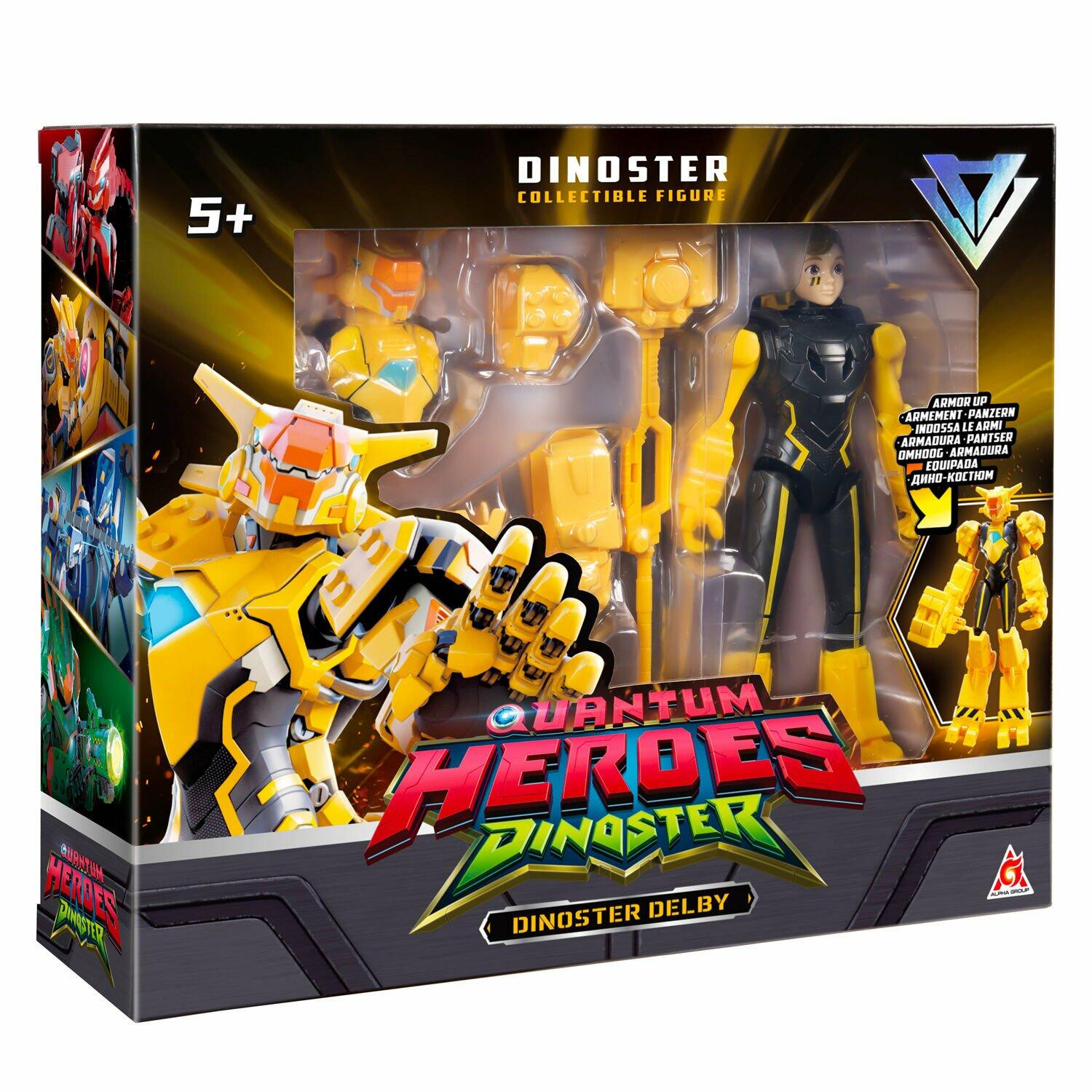 Dinoster Heroes Delby Zırhlı Aksiyon Karakter Figürü