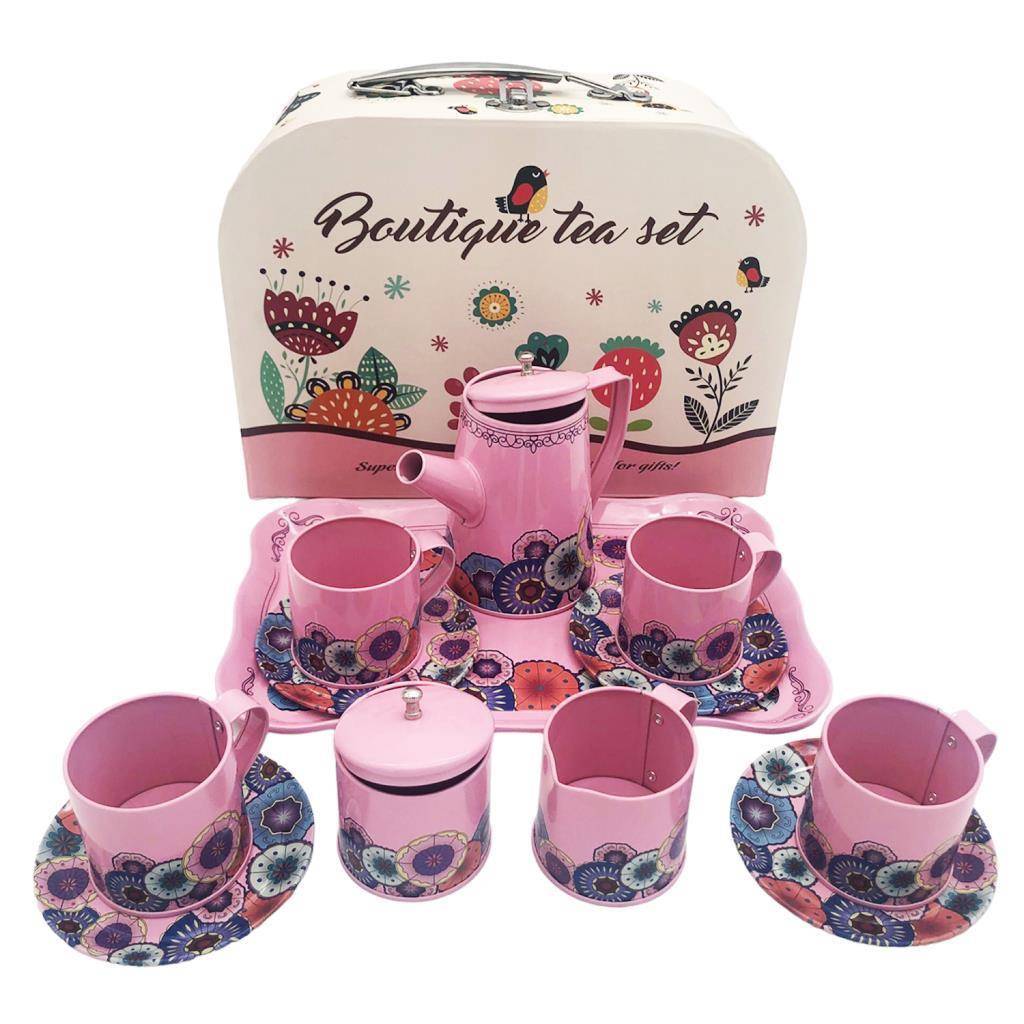 Birlik Oyuncak Metal Çay Setim Kutulu