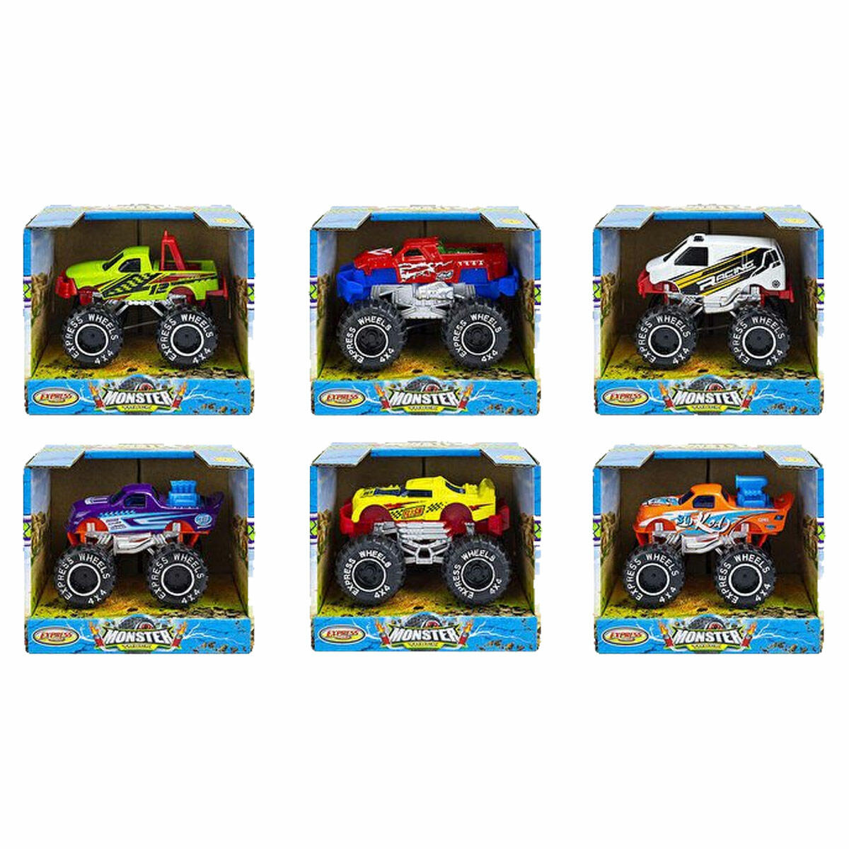 Express Wheels Monster Truck | Sesli Ve Işıklı Dev Tekerlekli Araba | Aksiyon Dolu Çarpışma Ve Yarış Aracı