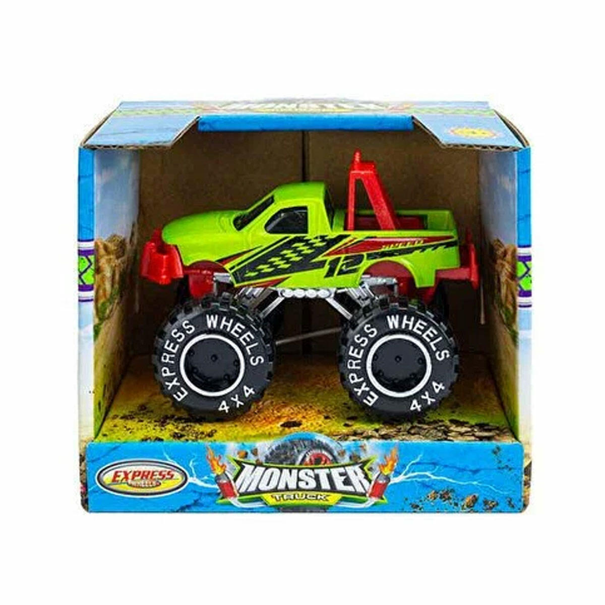 Express Wheels Monster Truck | Sesli Ve Işıklı Dev Tekerlekli Araba | Aksiyon Dolu Çarpışma Ve Yarış Aracı