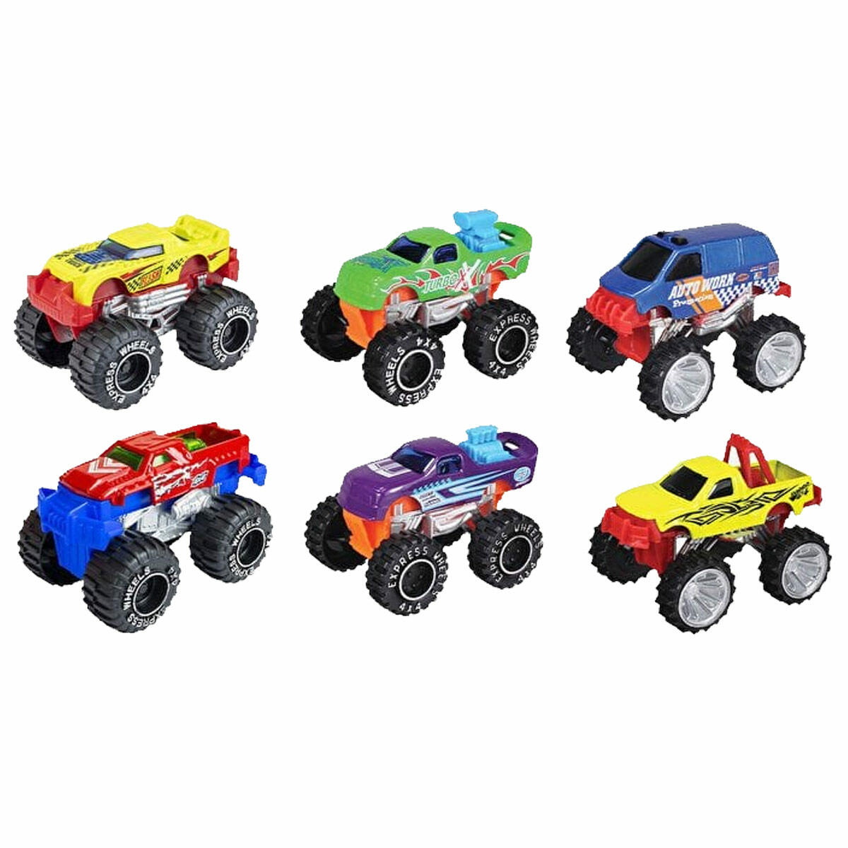 Express Wheels Monster Truck | Sesli Ve Işıklı Dev Tekerlekli Araba | Aksiyon Dolu Çarpışma Ve Yarış Aracı