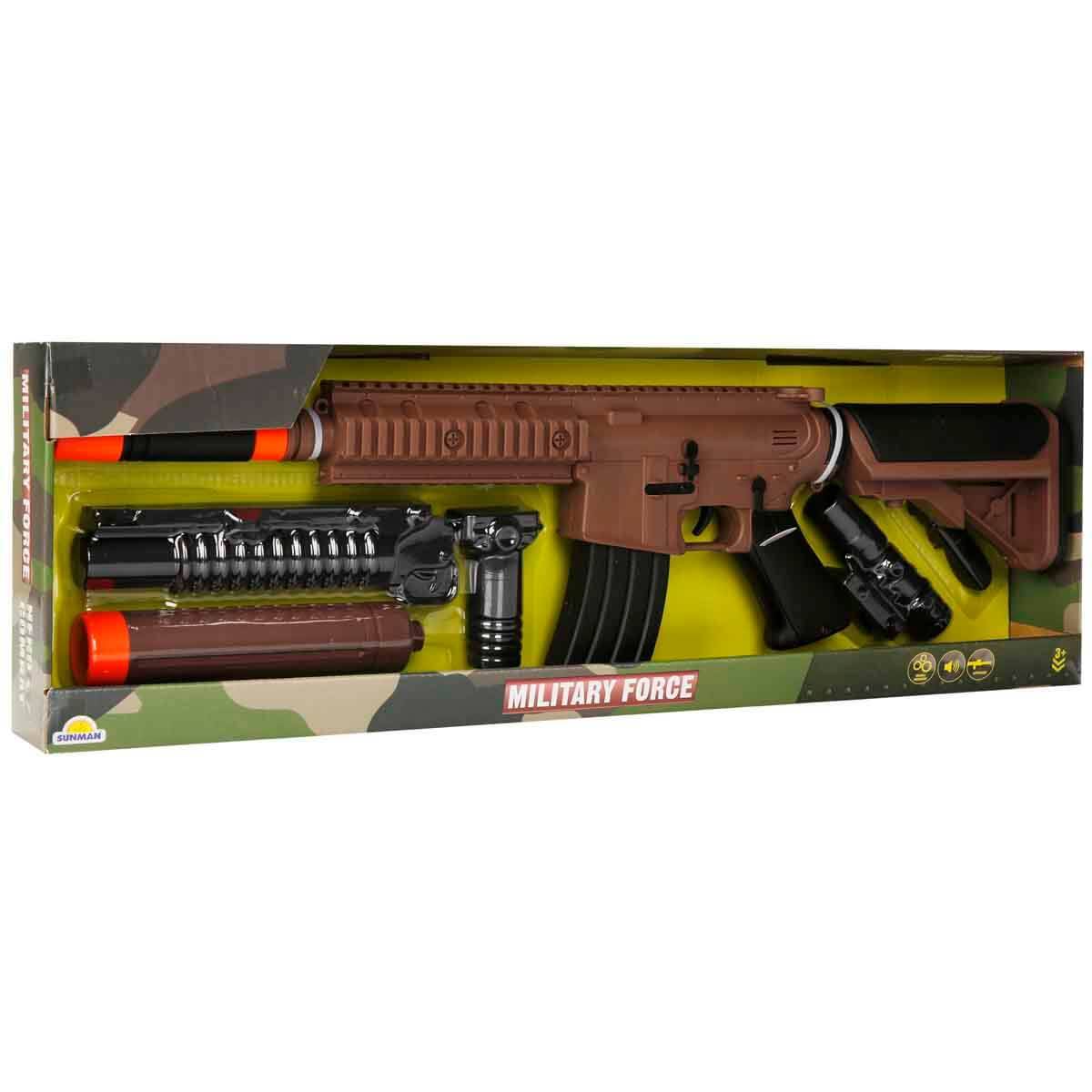 Sesli ve Titreşimli Askeri Silah Seti