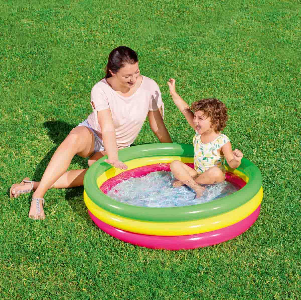 Bestway 3 Halka Renkli Yuvarlak Havuz (100x25 cm)