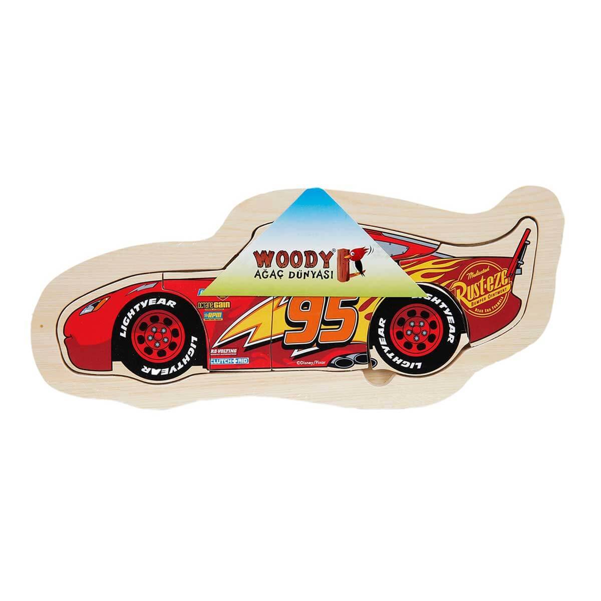 Disney Cars Ahşap Puzzle