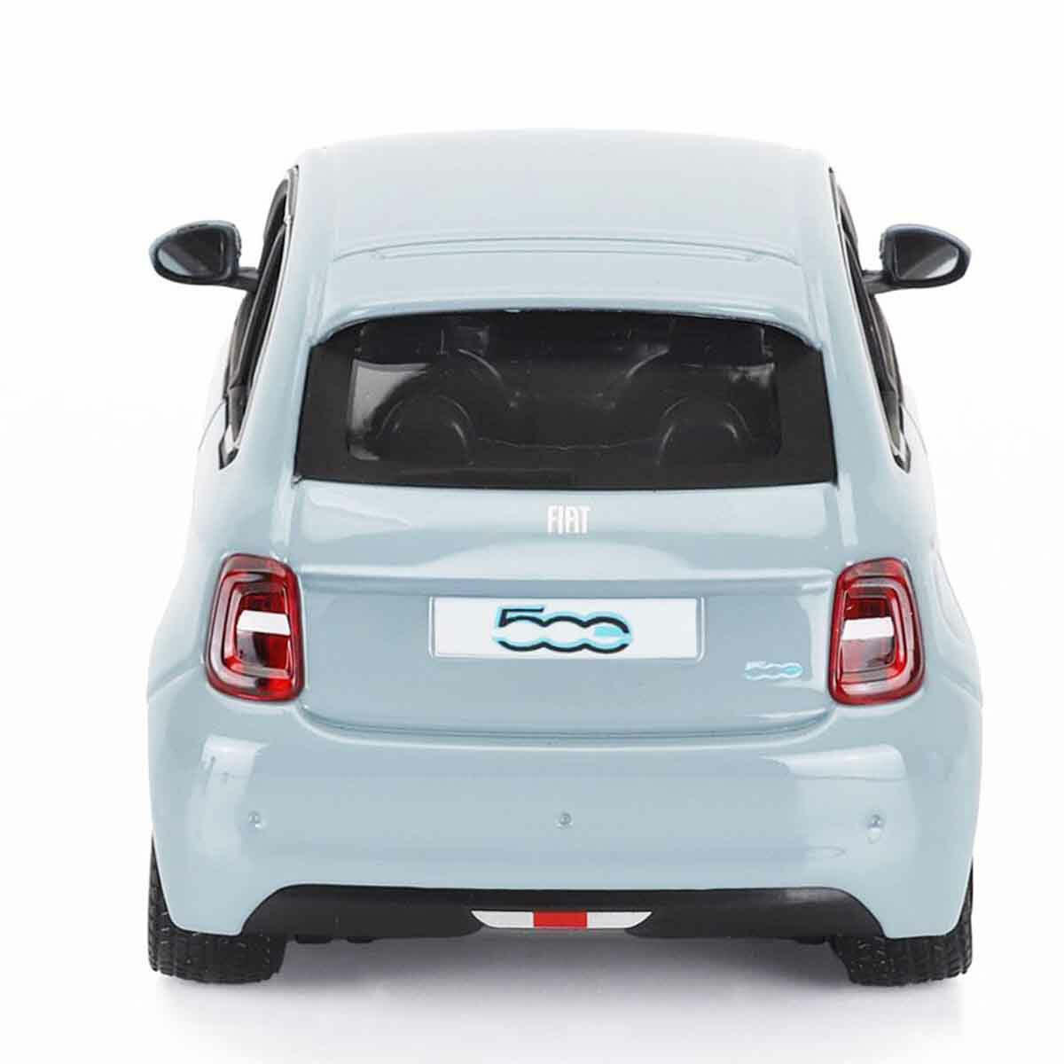Fiat 500E 2023 Model Araba 1:24 | Die-Cast Metal Koleksiyon Aracı | Detaylı İç Mekan ve Açılabilir Kapılı Modern İtalyan Figürü