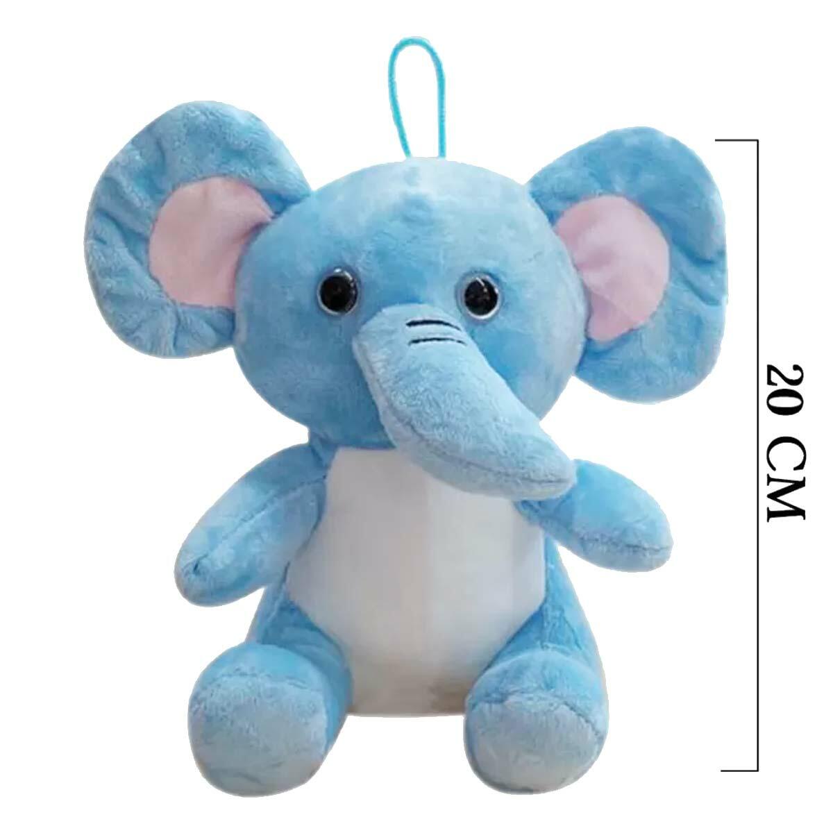 Fil 20 cm Pelüş | Welsoft Dokulu Safari Arkadaşı | Güvenli Ve Yıkanabilir Uyku Arkadaşı