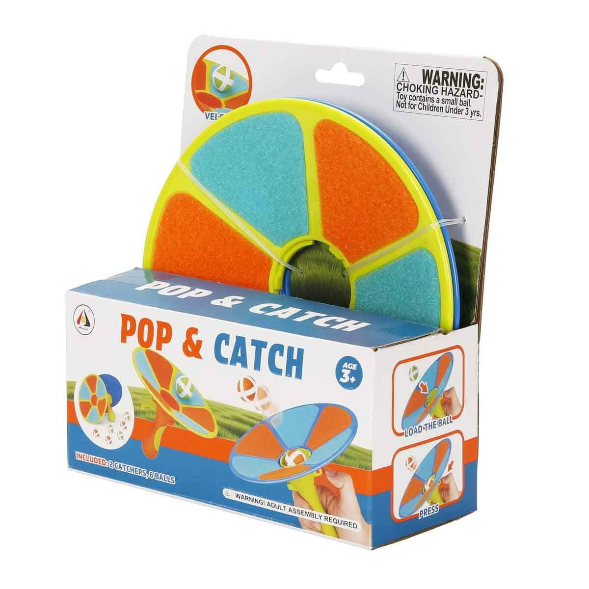 Fırlat ve Yakala 2’li Set | Mekanizmalı Fırlatıcı ve Cırt Cırtlı Yakalayıcı | Aile ve Arkadaş Aktivite Oyuncağı