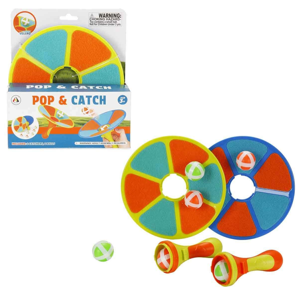 Fırlat ve Yakala 2’li Set | Mekanizmalı Fırlatıcı ve Cırt Cırtlı Yakalayıcı | Aile ve Arkadaş Aktivite Oyuncağı