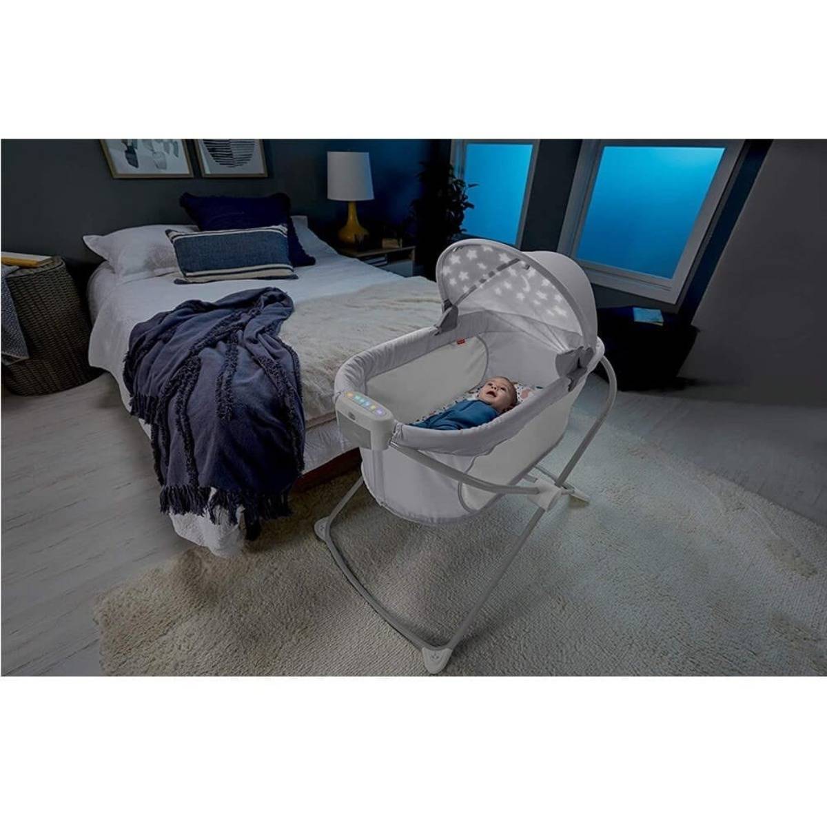 Fisher Price Katlanabilir, Müzikli ve Işıklı Soothing View Projeksiyon Beşiği