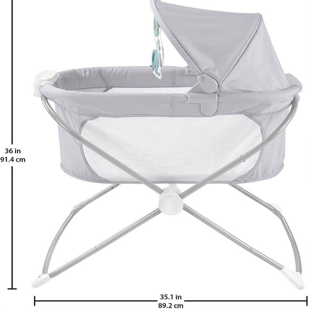 Fisher Price Katlanabilir, Müzikli ve Işıklı Soothing View Projeksiyon Beşiği