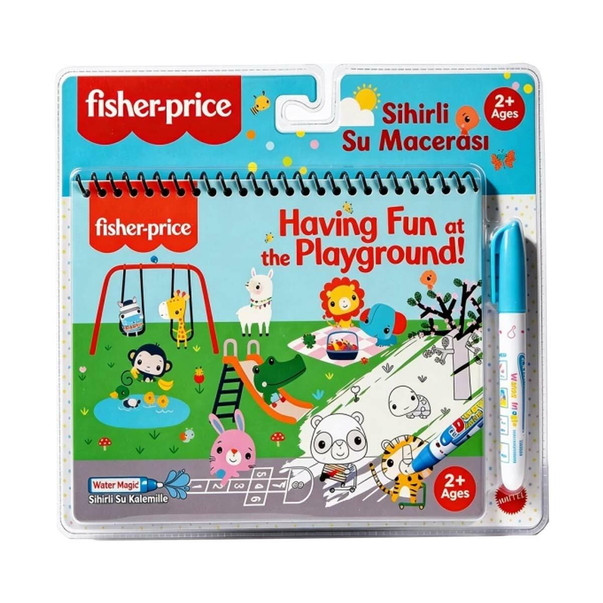 Fisher Price Sihirli Suyla Boyama Kitabı | Tekrar Kullanılabilir Magic Water Painting | 2+ Yaş Güvenli Aktivite