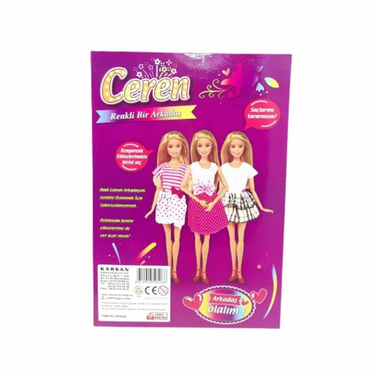 Karsan Oyuncak Fonksiyonel Aksesuarlı Ceren Bebek