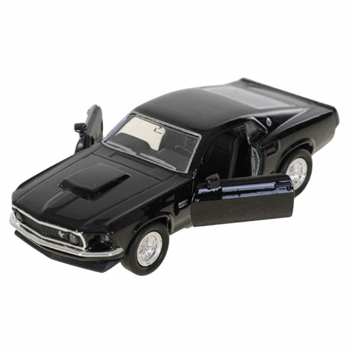 Karsan Oyuncak Welly Ford Mustang Boss Çek Bırak 1:32 – Açılır Kapılı Metal Die-Cast Model