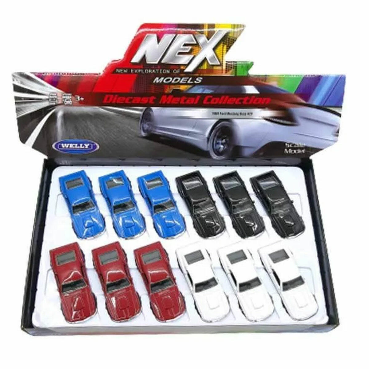 Karsan Oyuncak Welly Ford Mustang Boss Çek Bırak 1:32 – Açılır Kapılı Metal Die-Cast Model