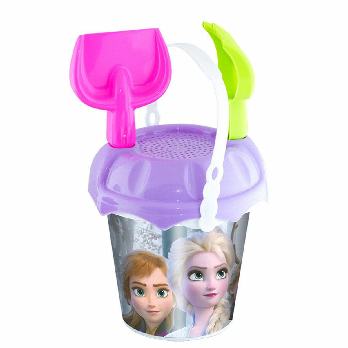 Frozen Resimli Sırt Çantalı Plaj Seti | 8 Parça Elsa ve Anna Temalı Deniz Seti | Dede Lisanslı Kum ve Kova Takımı