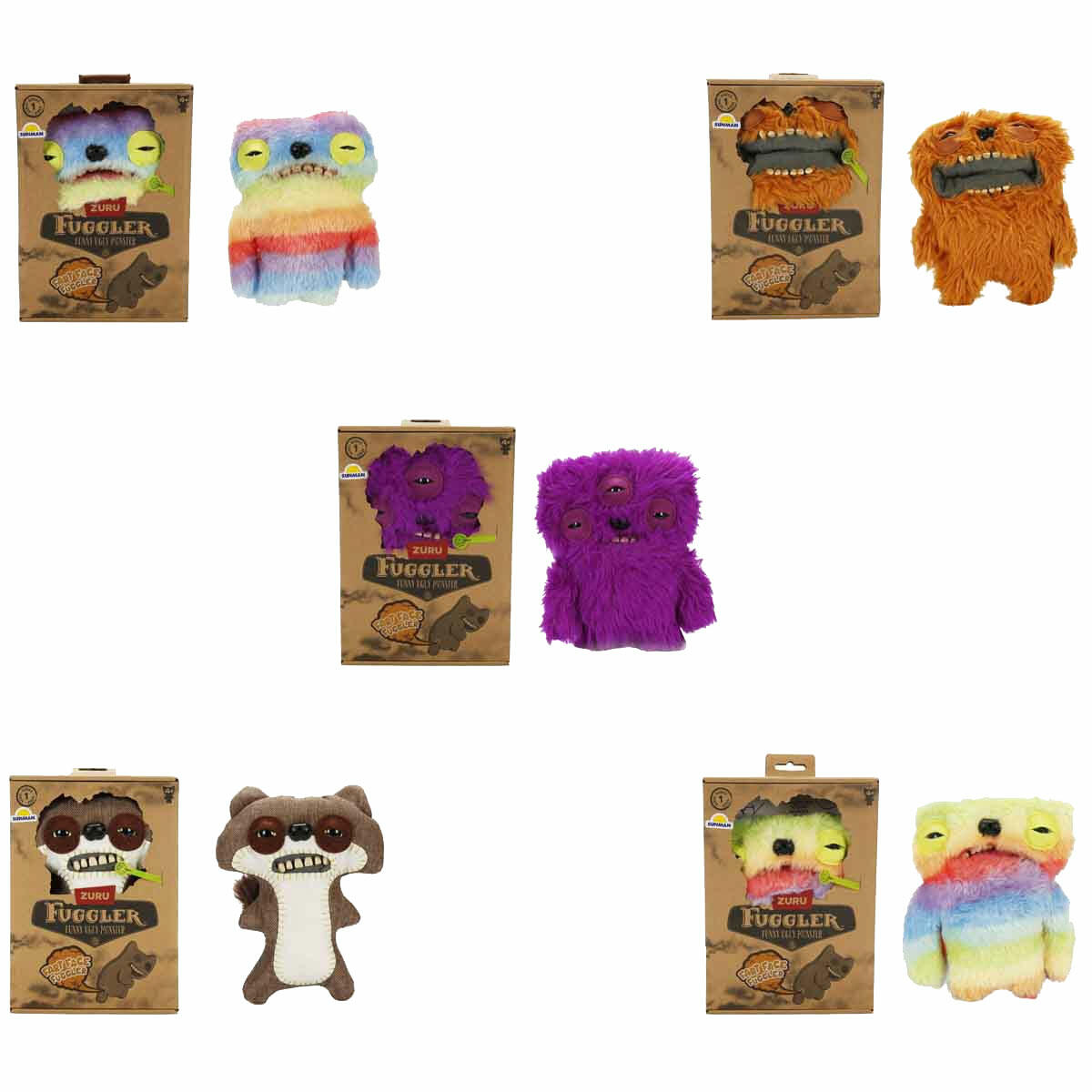 Fuggler Fart Face Gaz Çıkaran Pelüş S1 | Hareket Sensörlü Komik Sesli Figür 22cm. | Sıra Dışı Koleksiyonluk Pelüş Serisi