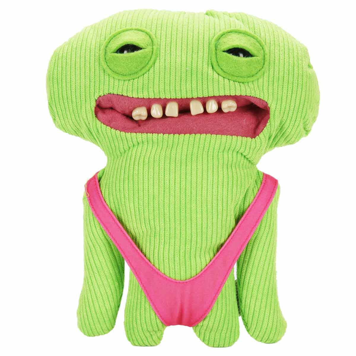 Fuggler Vacay Vibes Pelüş S1 | İnsan Dişli Tuhaf Pelüş Oyuncak | 22 cm Koleksiyonluk Tatil Serisi | Deniz Gözlüklü ve Mayolu Komik Figürler