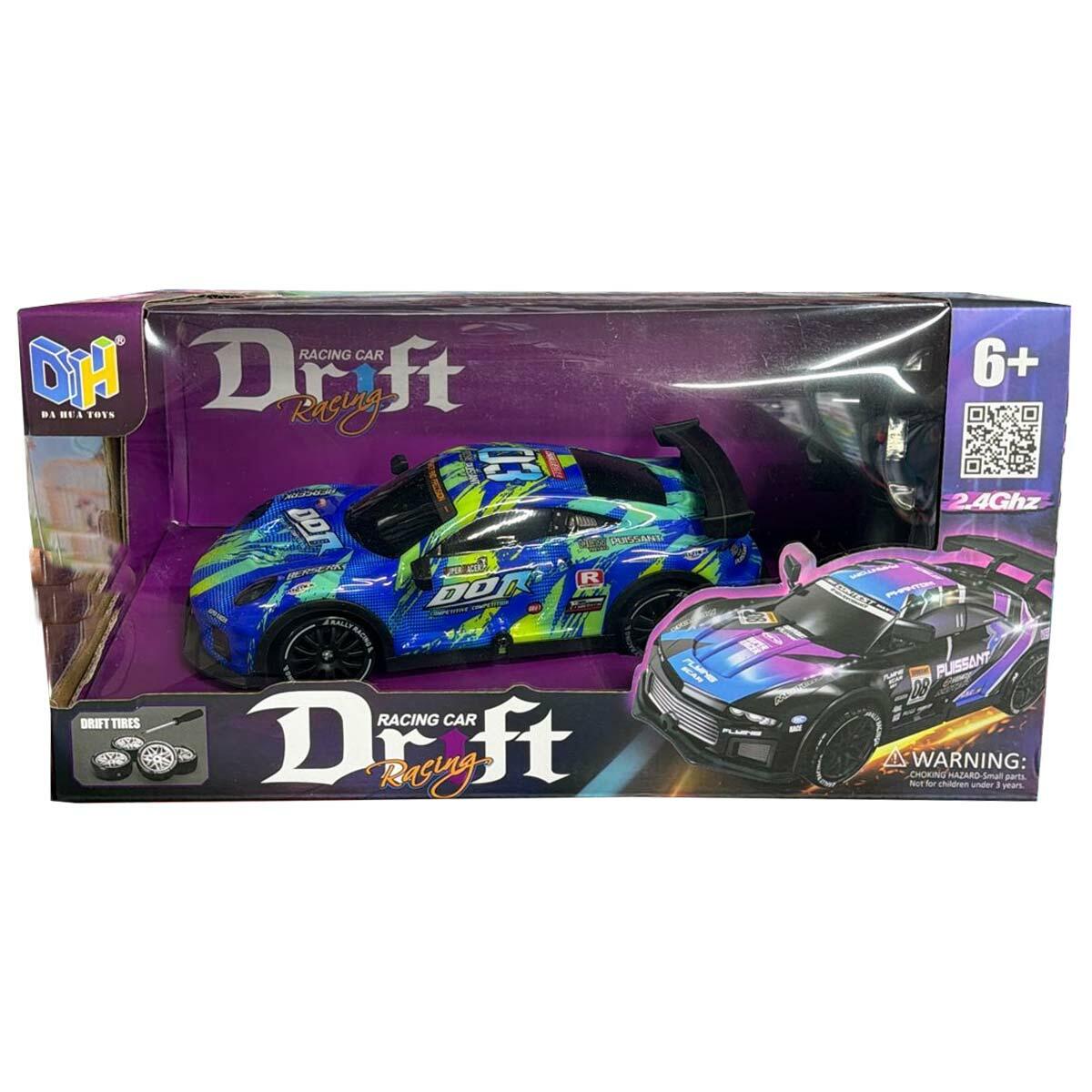 Full Fonksiyon LED Işıklı 1:20 RC Drift Arabası | Şarjlı Uzaktan Kumandalı Yarış Otomobili