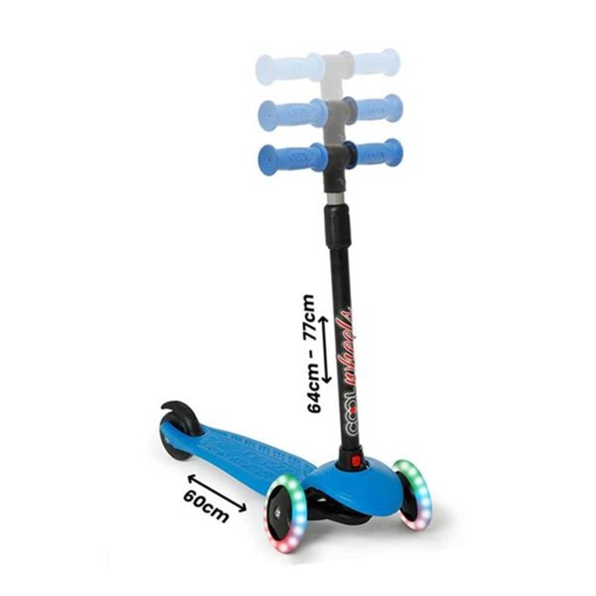 Cool Wheels Işıklı Star Scooter Mavi (3-5 Yaş)