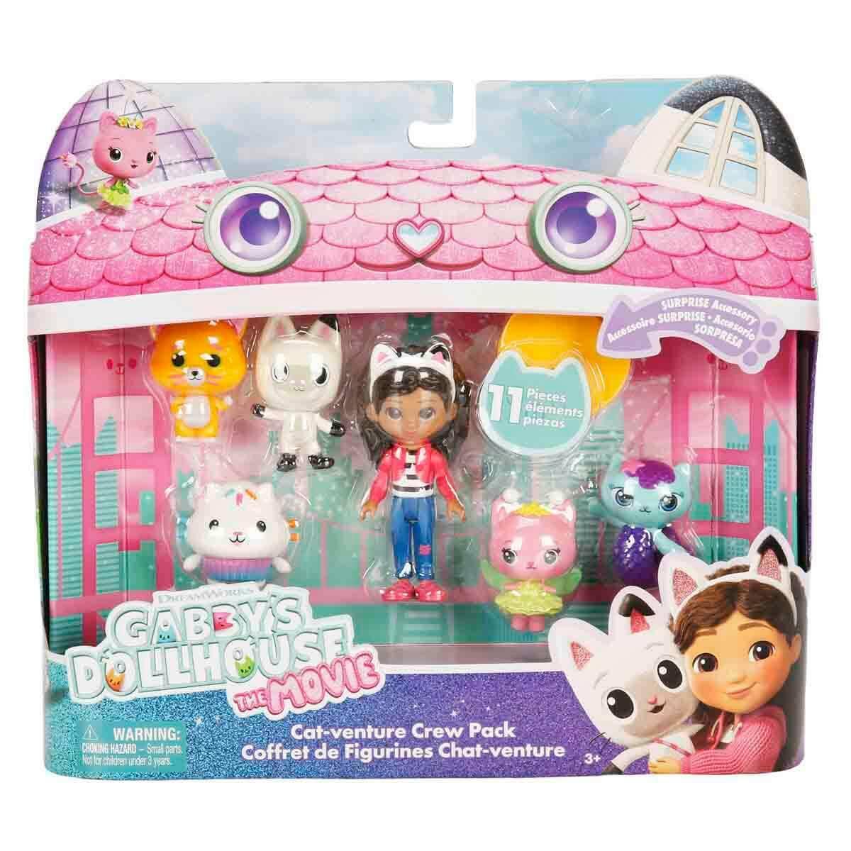 Gabby’s Dollhouse Kedi Macerası Ekibi Figür Seti | 6 Figür Ve Sürpriz Kutu