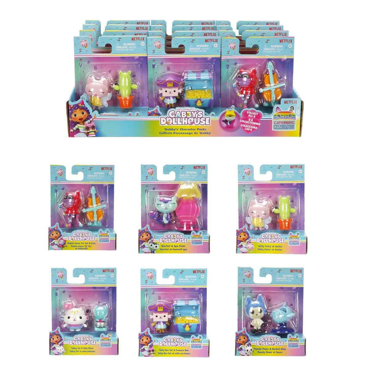 Gabby's Dollhouse Mini Figür Seti | Aksesuarlı Koleksiyon Serisi