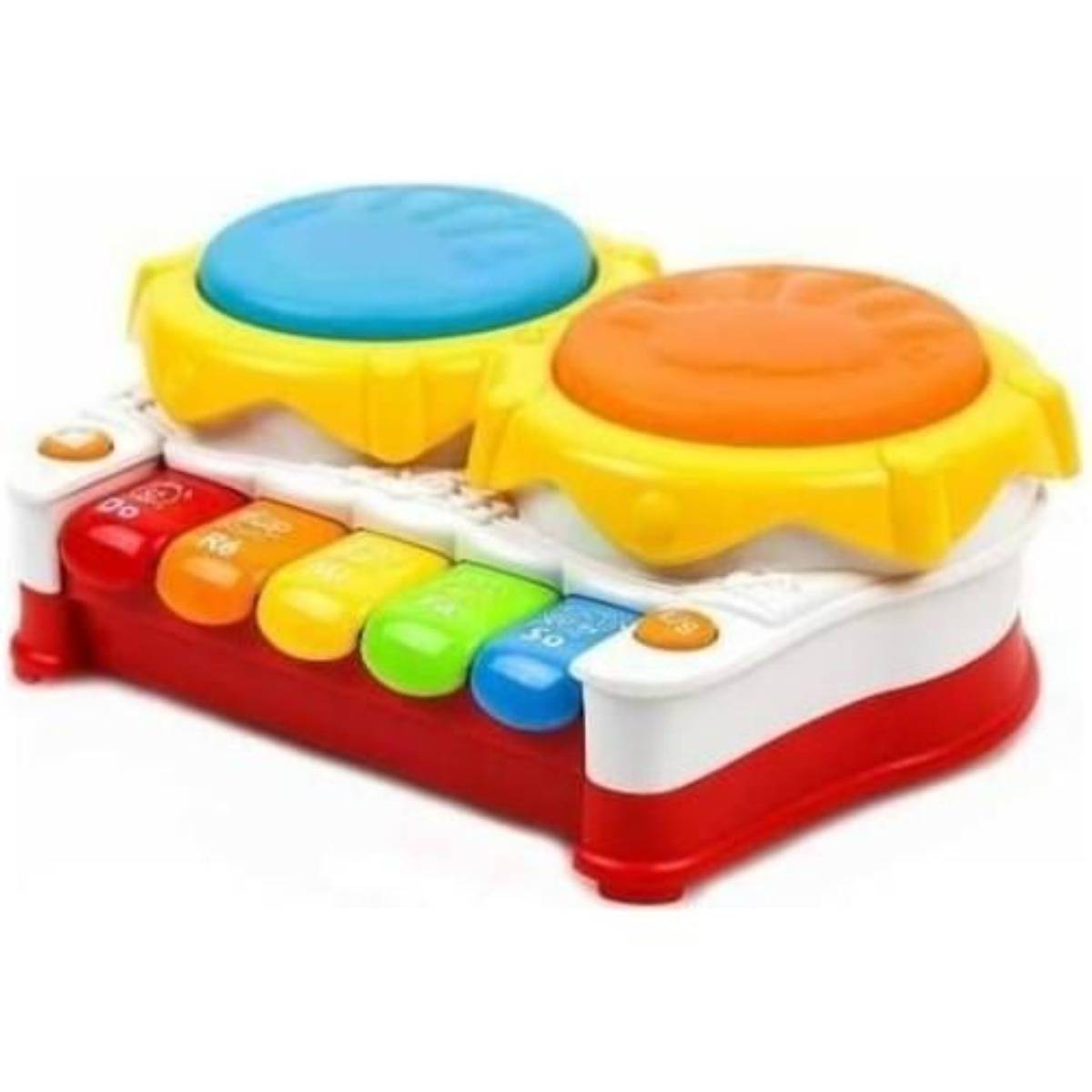 Birlik Oyuncak İkili Kaya Davul Set Piyanolu