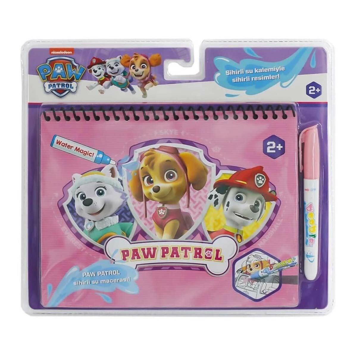 Gepettoys Paw Patrol Sihirli Boyama Kitabı | Suyla Boyanan Leke Bırakmayan Aktivite | Reusable (Tekrar Kullanılabilir) Çocuk Boyama Seti