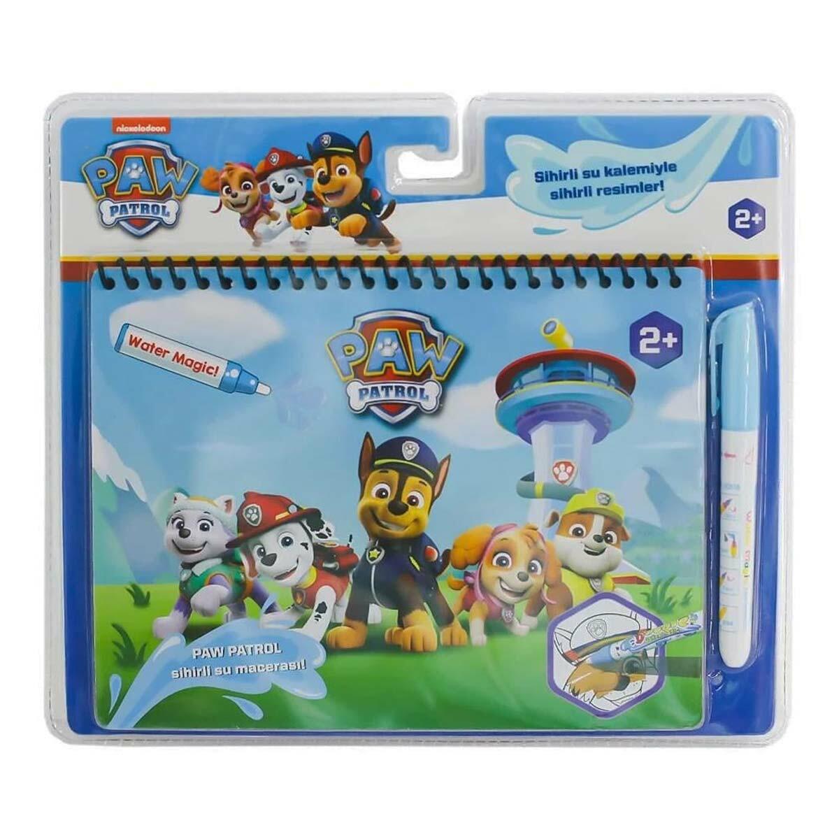 Gepettoys Paw Patrol Sihirli Boyama Kitabı | Suyla Boyanan Leke Bırakmayan Aktivite | Reusable (Tekrar Kullanılabilir) Çocuk Boyama Seti