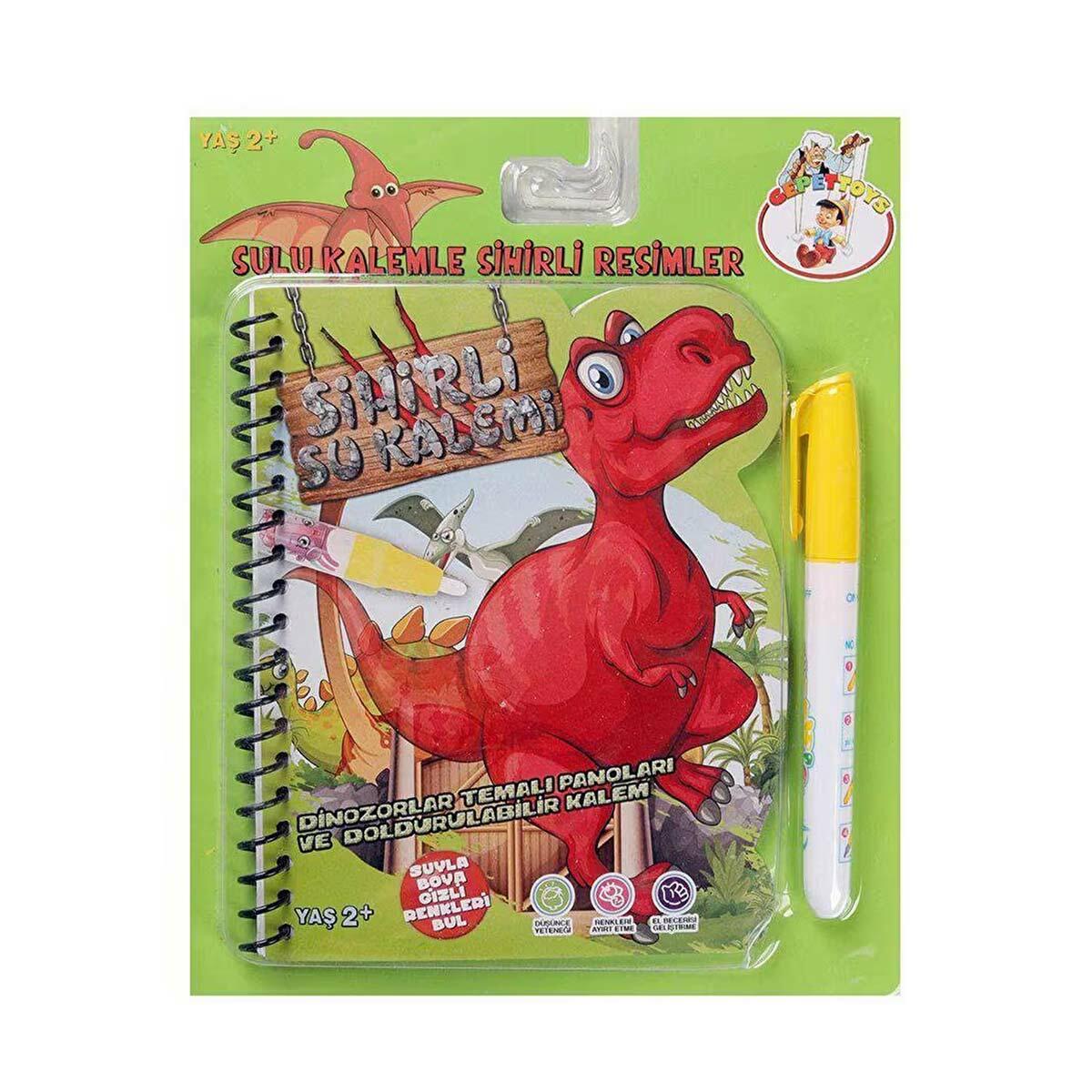 Gepettoys Sihirli Boyama Kitabı Çeşitleri | Suyla Boyanan Leke Bırakmayan Kitap | 2+ Yaş Eğitici Aktivite Seti