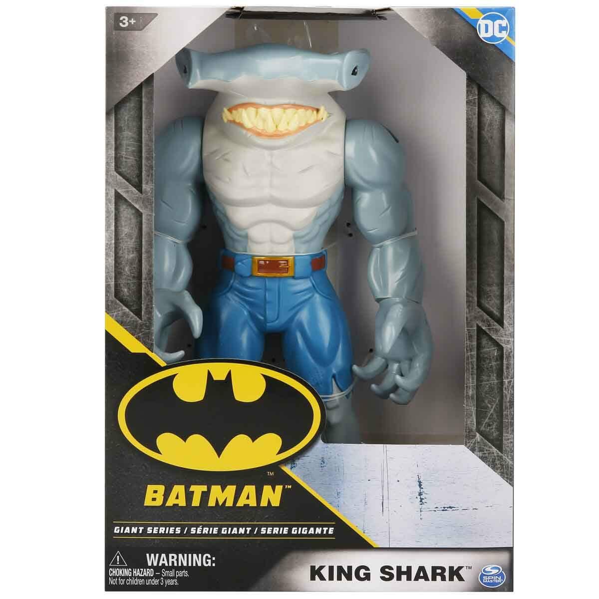 DC Comics Giant Serisi 30 CM Figürleri | Hareketli Eklem ve Dev Detaylar | Batman, King Shark ve Killer Croc Koleksiyonu