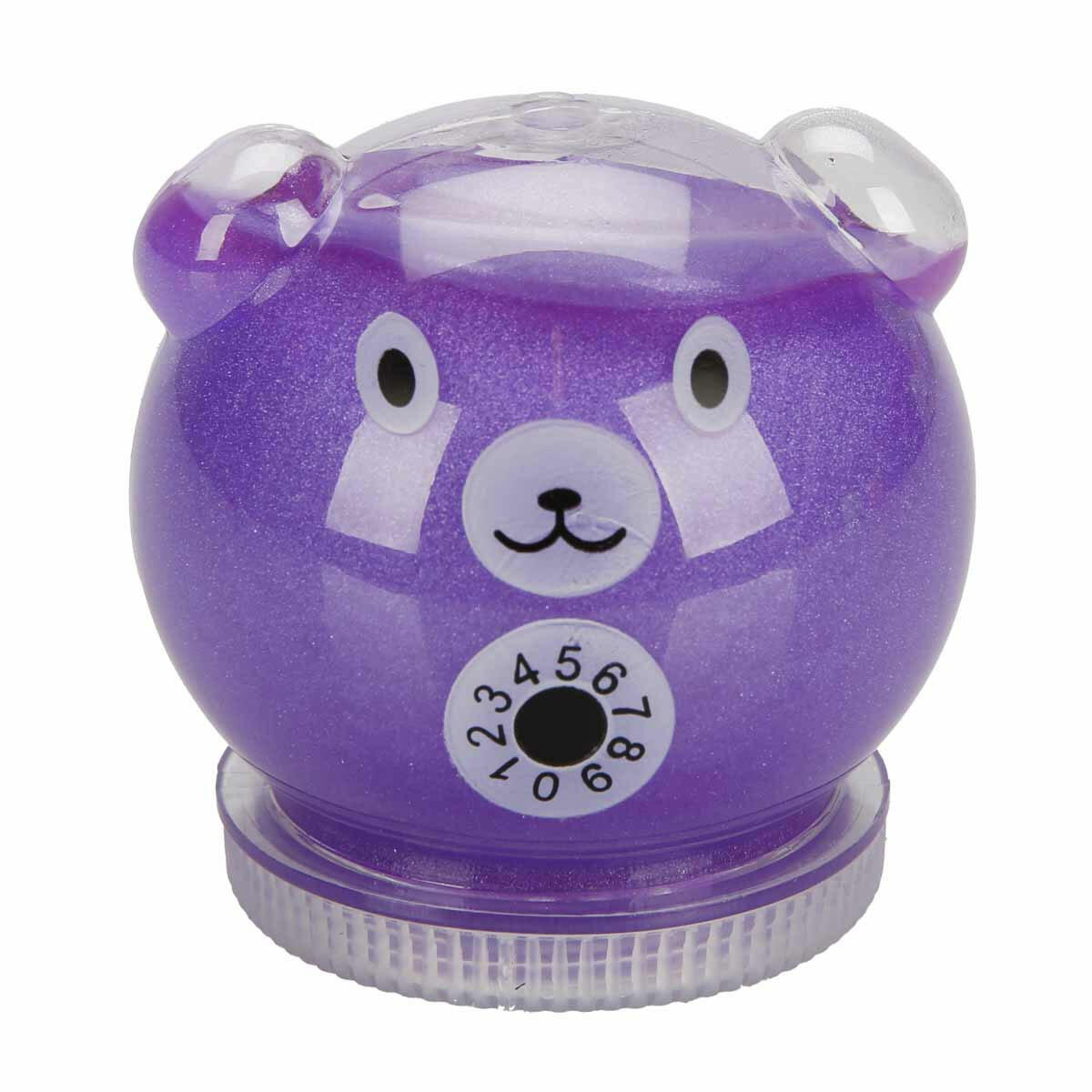 Gloopy Ayıcık Desenli Kristal Slime (150 gr) | Kolay Şekil Alan Esnek Yapı ve 6 Farklı Renk