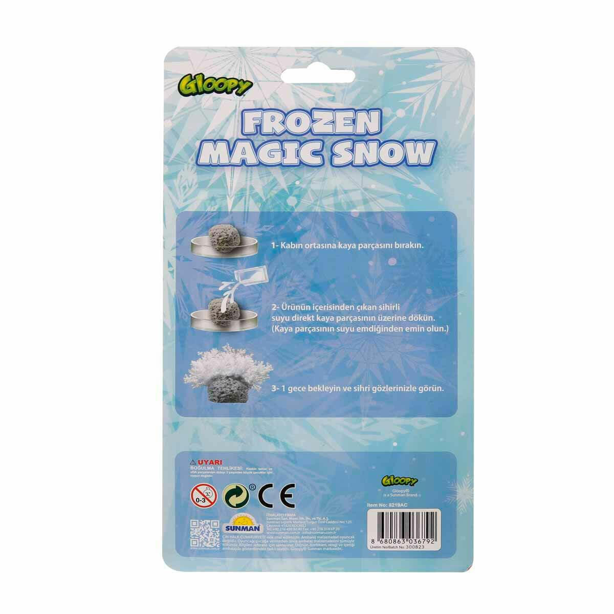 Gloopy Sihirli Kar Kristali Yapım Seti | Eğitici Bilim Deneyi ve Kristal Oluşturma Kiti | Çocuklar İçin Merak Uyandıran Deney Seti