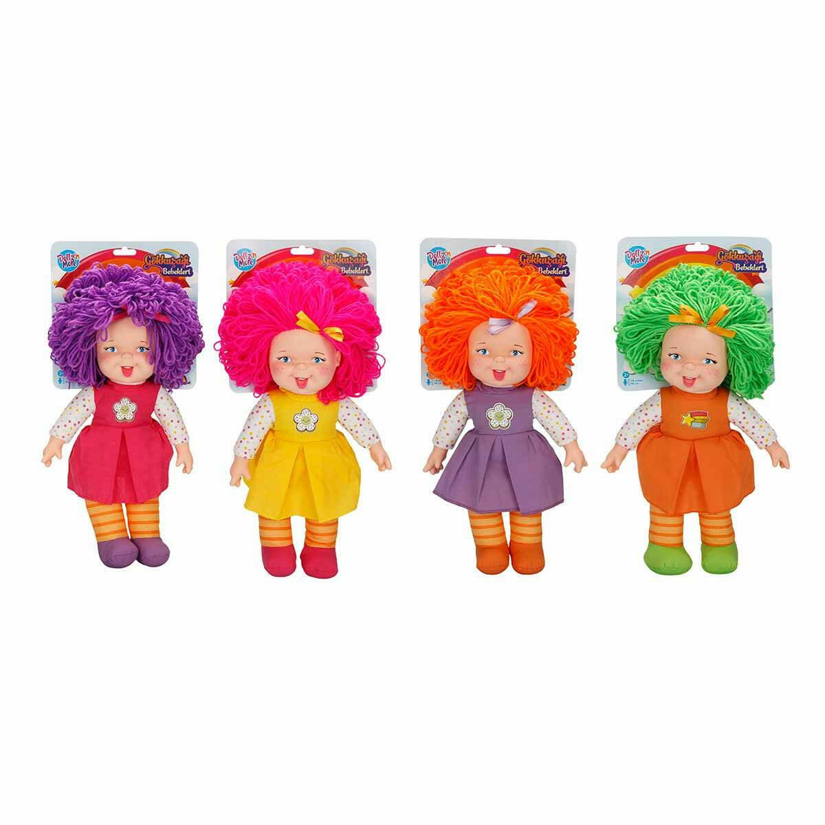 Gökkuşağı Bebekleri 45 cm – Yumuşak Bez Bebek Çocuk Oyuncağı