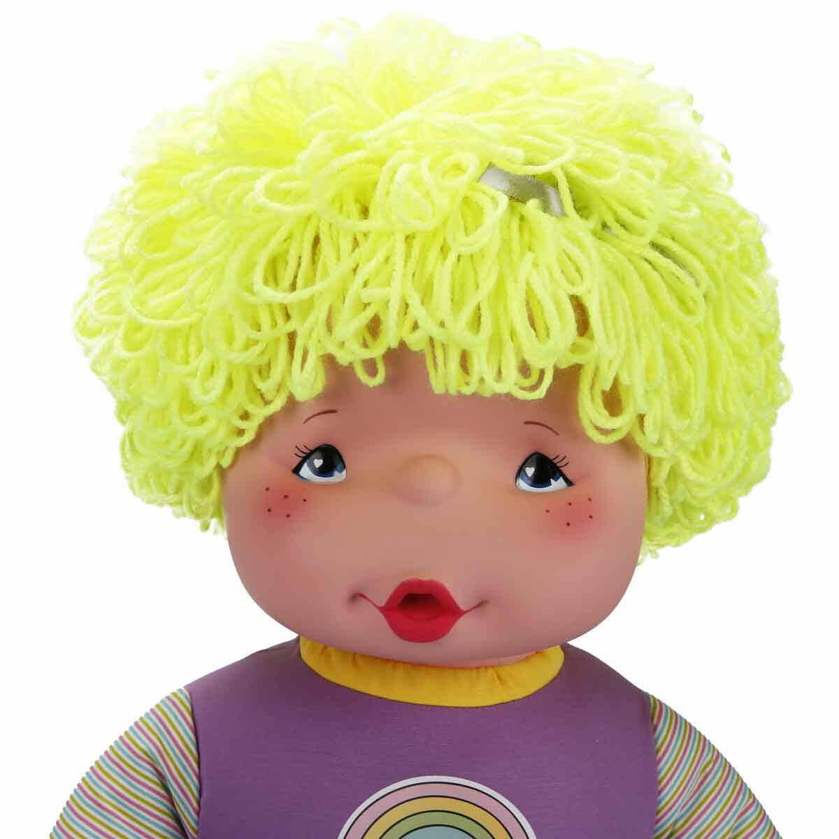 Gökkuşağı Bebekleri 70 cm | Dev Boy Bez Bebek | Et Dokulu Yüz ve Yumuşak Dolgu Gövdeli Eğitici Oyun Arkadaşı