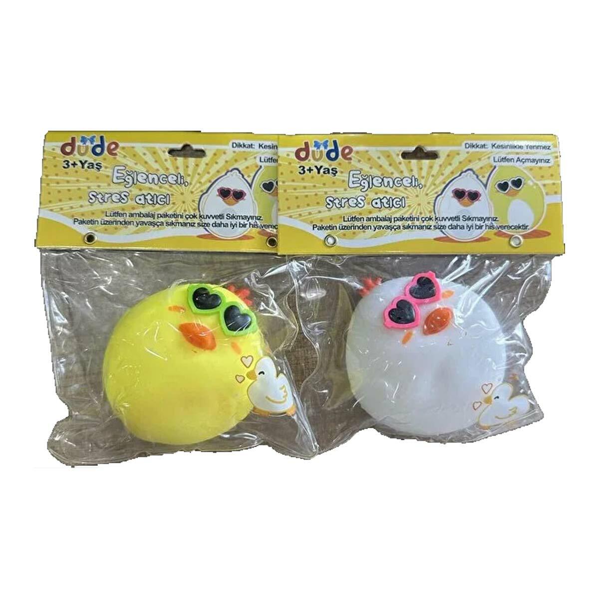 Gözlüklü Ördek Sukuşi Squishy 8 Cm | Sevimli Stres Oyuncağı | Yumuşak Jel Dokulu Antistres Figürü
