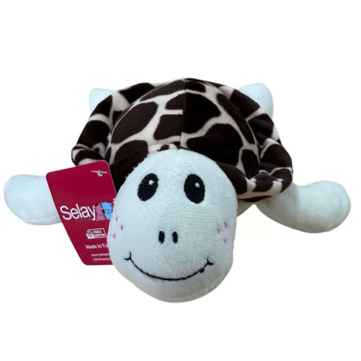 Gri Pelüş Kaplumbağa 25x18 Cm | Welsoft Kumaş Ve Güvenli Dikiş | Sağlıklı Uyku Arkadaşı