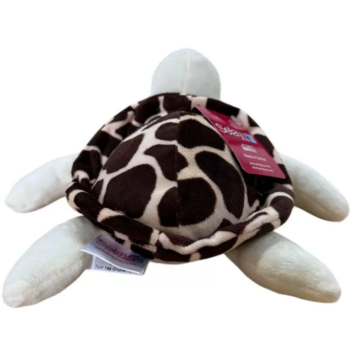 Gri Pelüş Kaplumbağa 25x18 Cm | Welsoft Kumaş Ve Güvenli Dikiş | Sağlıklı Uyku Arkadaşı