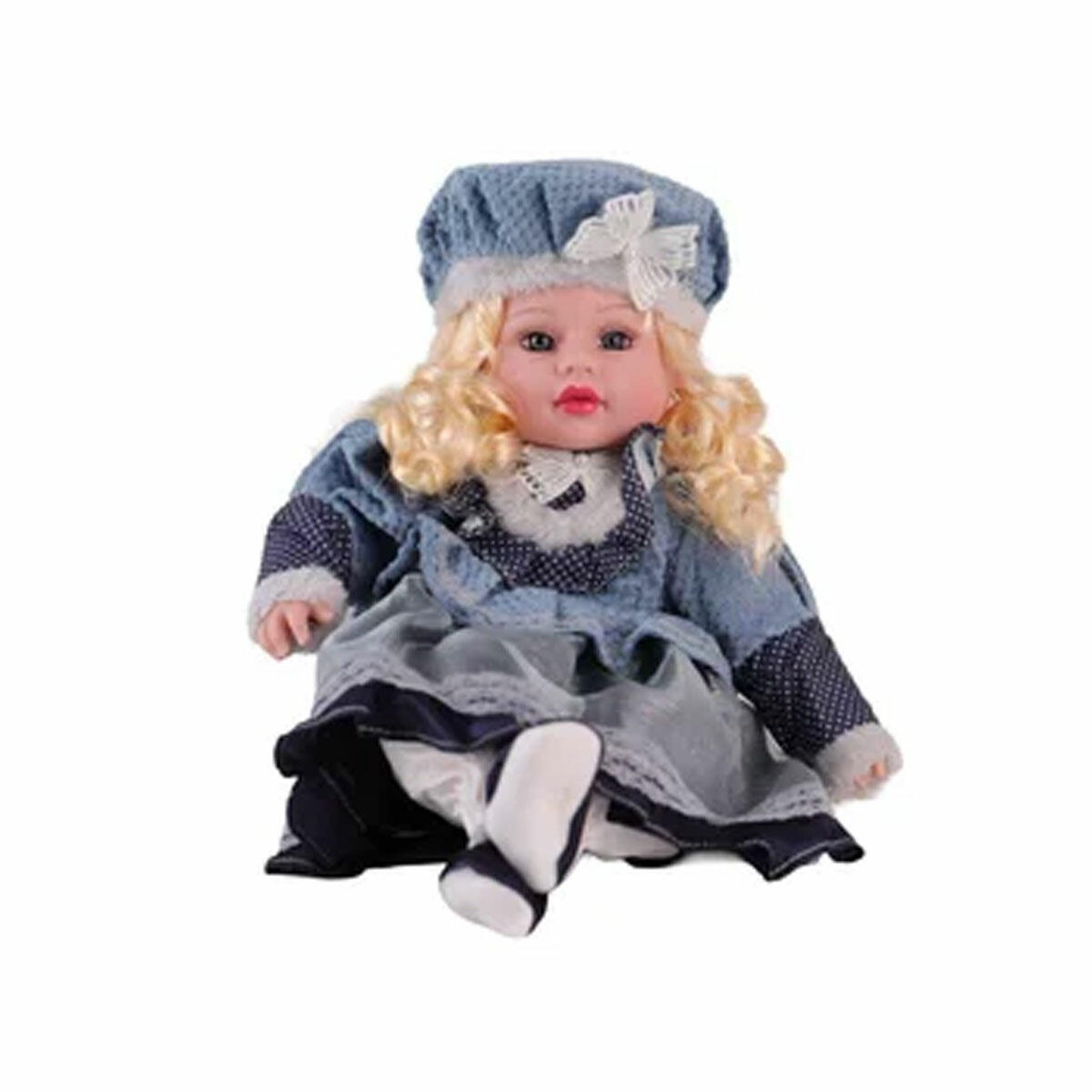 Güzel Yüzlü Bebek 40 cm | Gerçekçi İfadeli, Yumuşak Dokulu ve Sağlıklı Materyalden Üretilmiş Eğitici Oyun Bebeği