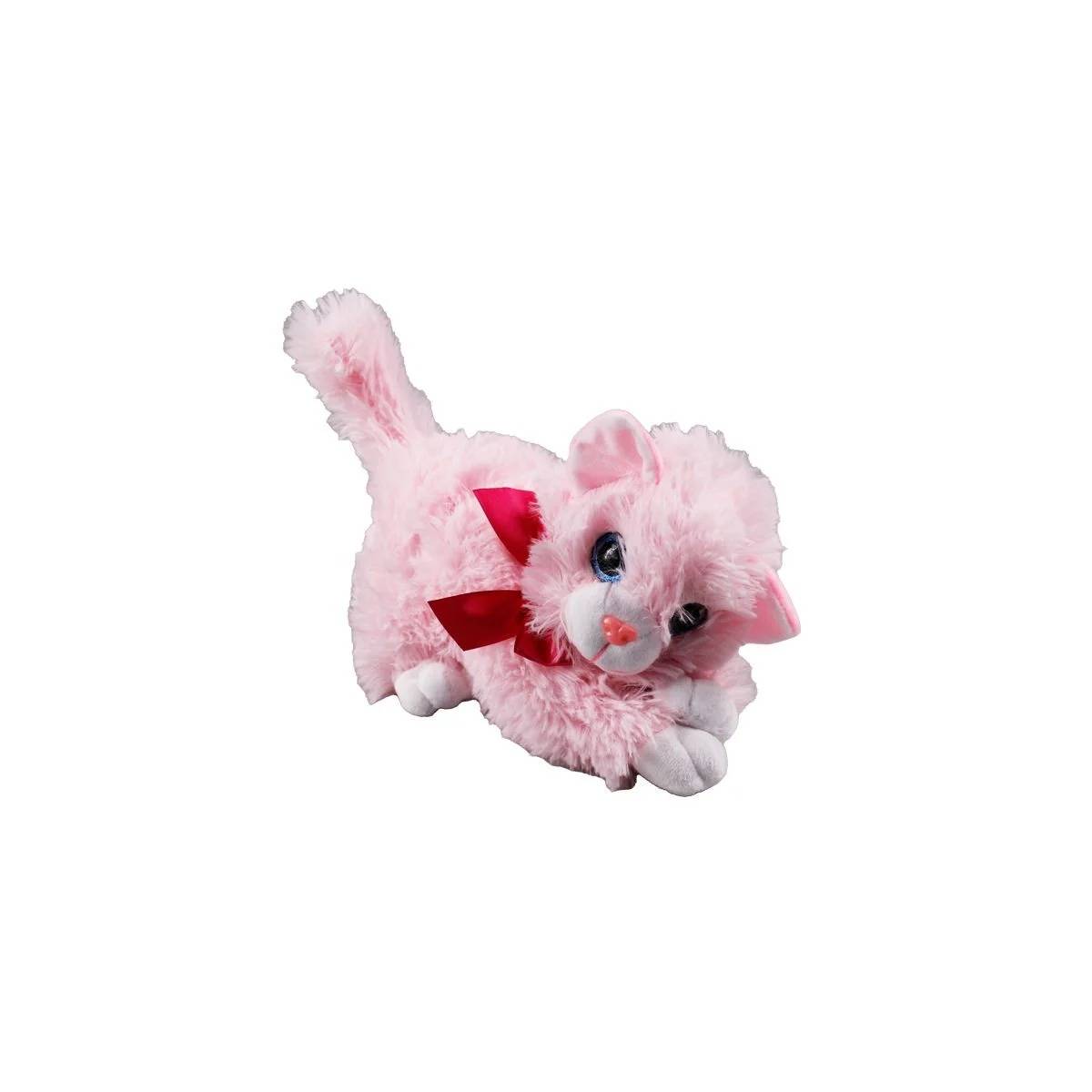 Halley 25 Cm İri Gözlü Yatan Miyavlayan Kedi