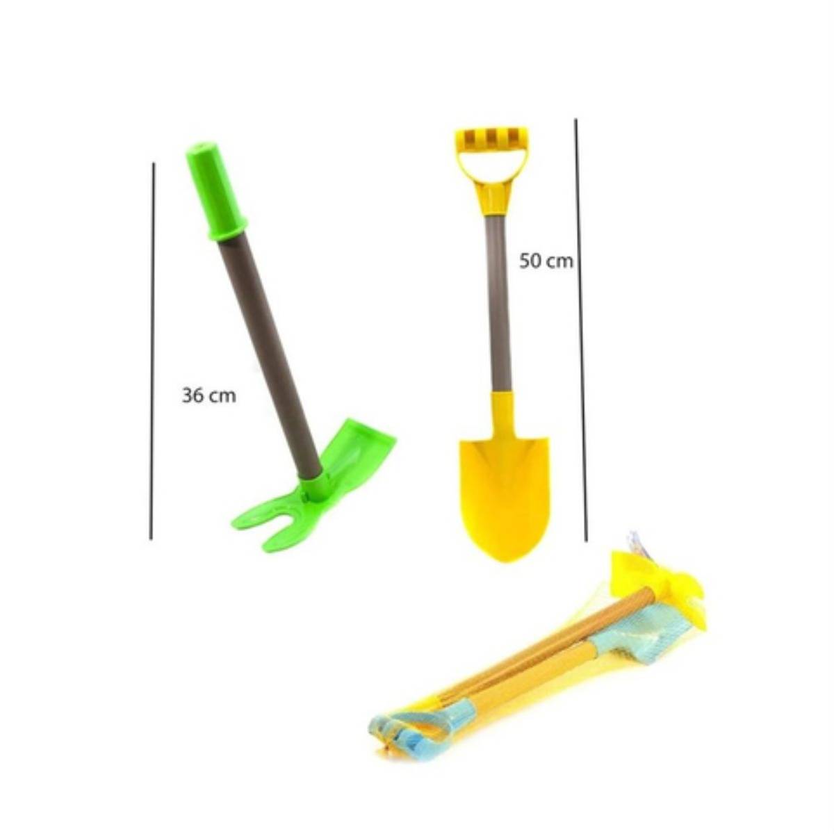 Halitcan Oyuncak İkili Bahçe Seti (Kazma-Kürek)