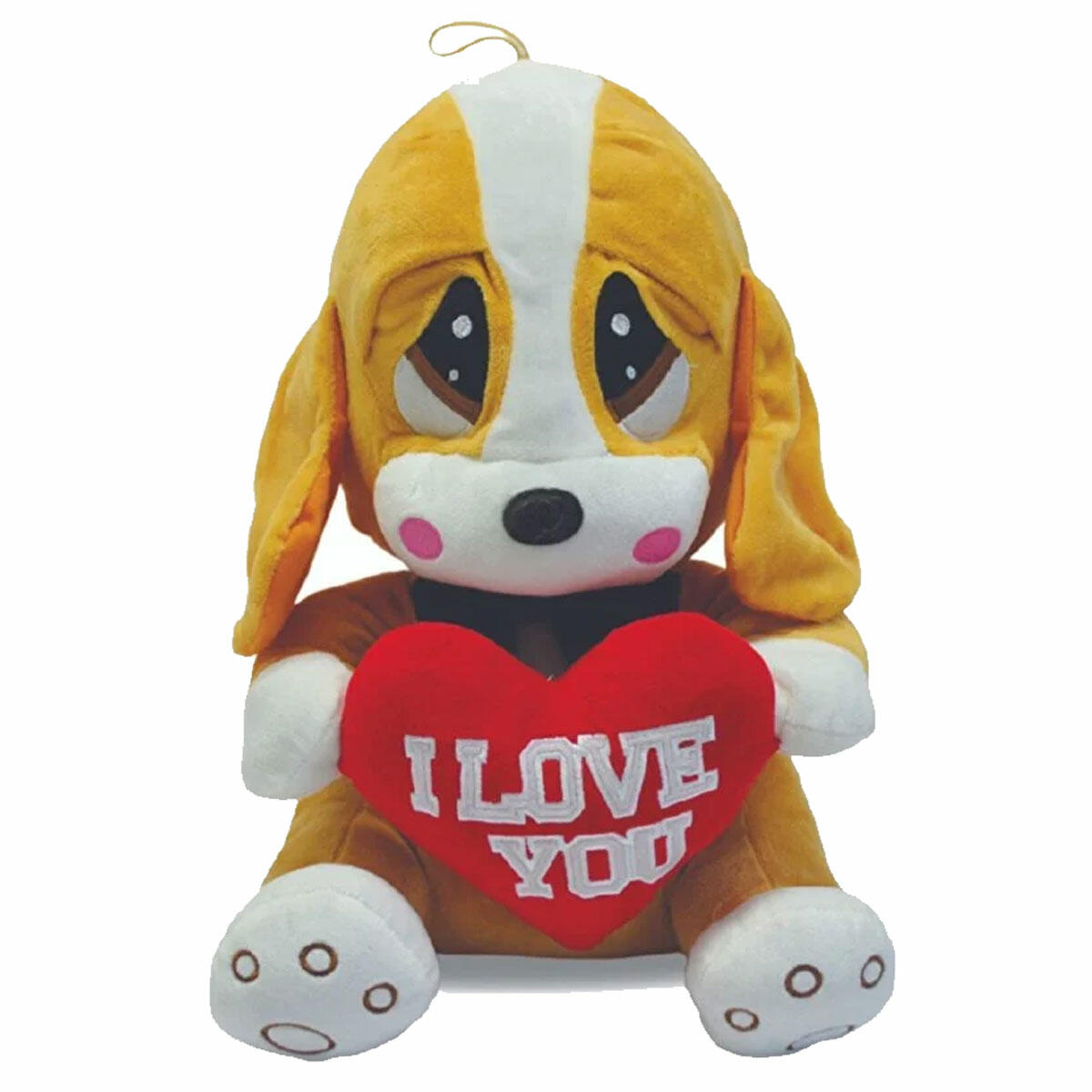 Halley Oyuncak 25 cm Üzgün Köpek Peluş | Yumuşak Dokulu Uyku Arkadaşı | Antialerjik ve Güvenli Peluş Oyuncak