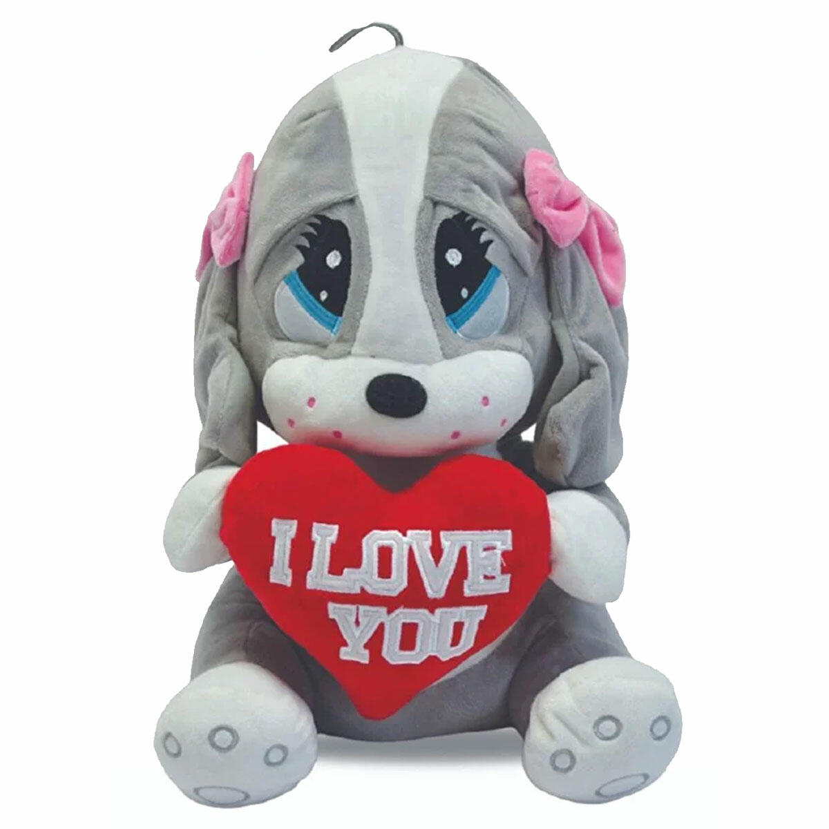 Halley Oyuncak 25 cm Üzgün Köpek Peluş | Yumuşak Dokulu Uyku Arkadaşı | Antialerjik ve Güvenli Peluş Oyuncak