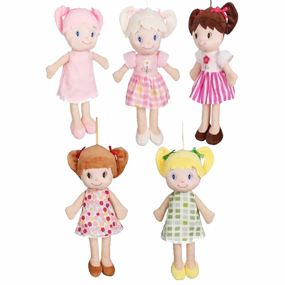 Halley Oyuncak 40 cm Yumuşak Bez Bebek | Sevimli Tasarımlı İlk Arkadaşım | Sağlıklı ve Dayanıklı Kumaş Bebek