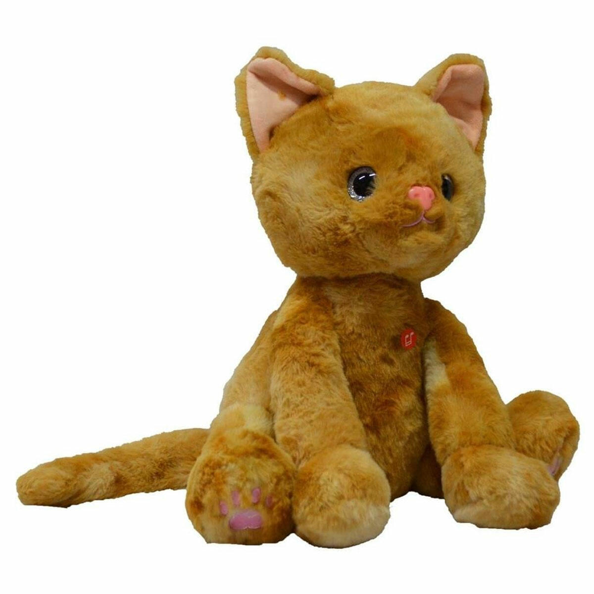 Halley Oyuncak Sesli Peluş Kedi 25 cm | Yumuşak ve Kaliteli Peluş Oyuncak | Sesli ve Sağlıklı Arkadaşım Serisi