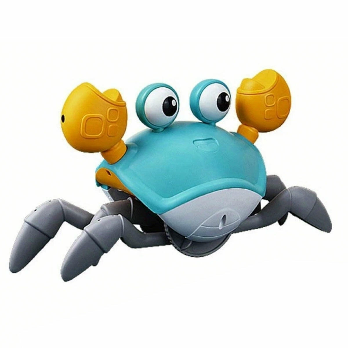 Hareket Eden Yengeç Hız Sensörlü Şarjlı Emekleme Oyuncağı | Işıklı ve Müzikli Bebek Gelişim Oyunu