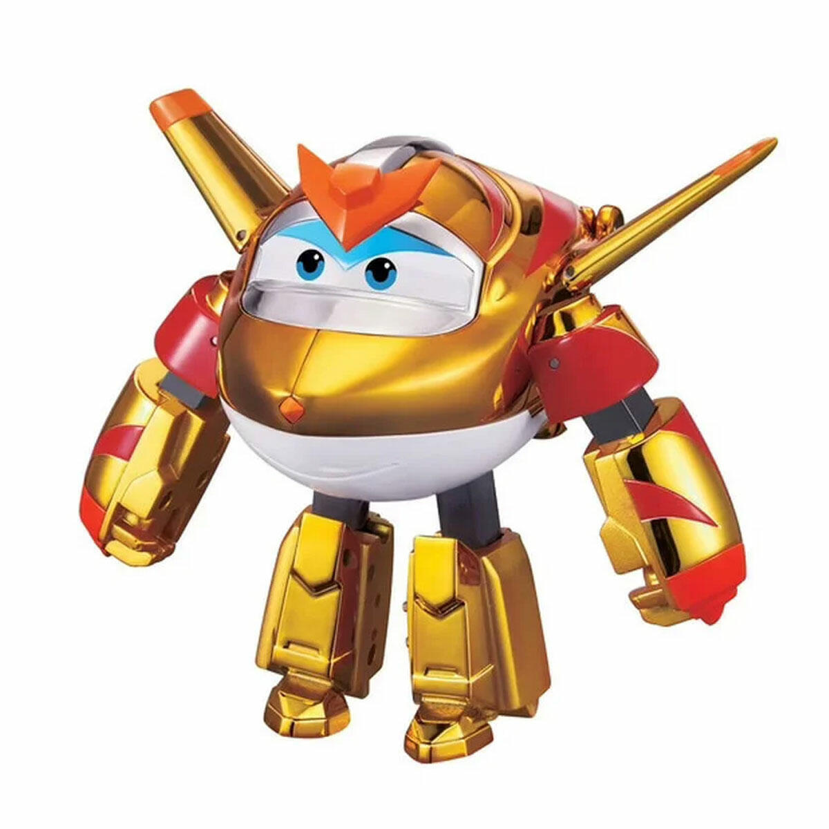 Harika Kanatlar Dönüşen 2'li Paket Jett ve Golden Boy | 6. Sezon Koleksiyon Figürleri | 12 cm Robota Dönüşen Oyuncak Uçak Seti