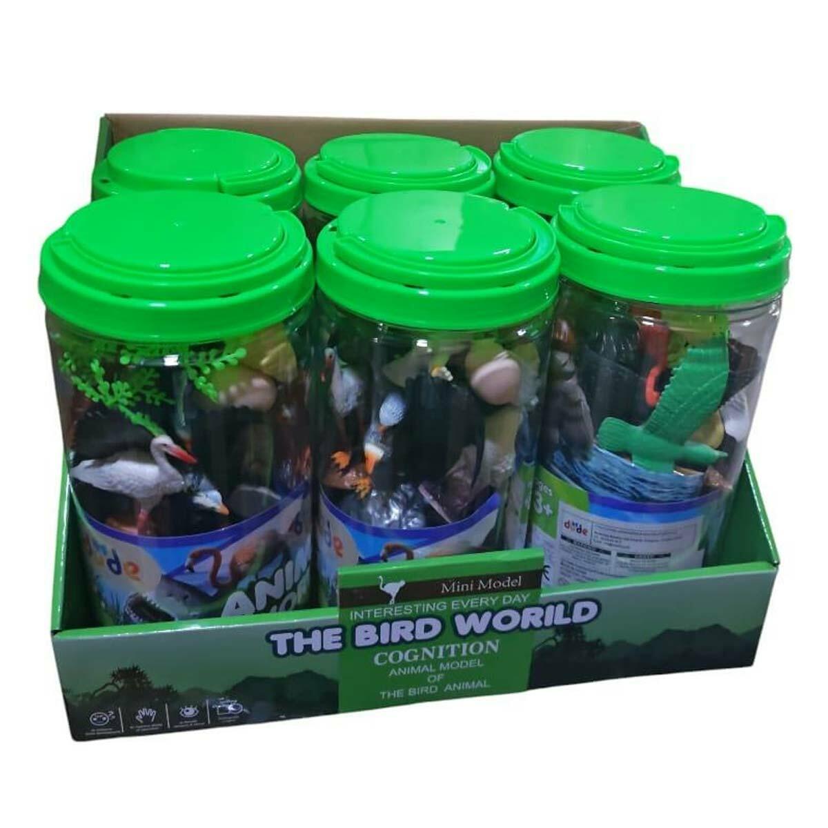 Hayvanlar Alemi Plastik Figür Kuş Oyuncak Ve Matı Seti | 13 Parça Eğitici Set | Feyza Oyuncak Kanatlı Dostlar Serisi